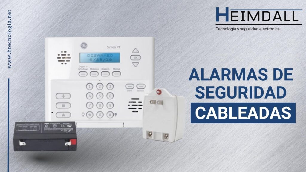 alarmas de seguridad cableada